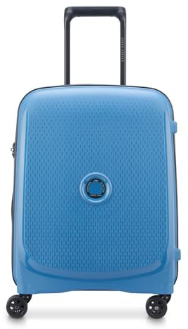 DELSEY PARIS - Belmont Plus - Hartschalenkoffer 55 cm x 40 cm x 20 cm - 33 L - S -, Zinkblau, S, Koffer