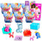 Barbie Color Reveal - Juego de mascotas para niñas – Incluye 6 bolsas de revelación de colores Barbie para recuerdos de fiesta, además de calcomanías adicionales y más | Suministros de fiesta Barbie