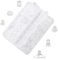 WY LIGHTING LEVEL Lot de 600 fermoirs de boucles d'oreilles en silicone transparent et doux - Hypoallergéniques - 6 styles