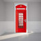 3D Türaufkleber Selbstklebend Türtapete - Rote Telefonzelle 95 X 210 Cm - Türfolie Poster Wasserdichte Umweltschutz Tür Stickers - Kinderzimmer Küche Wohnzimmer Schlafzimmer Arbeitszimmer Bürotür Fot