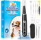 Ciphuoly Dog Toothbrush and Ultrasonic Tooth Cleaner, Dental Kit for Dogs with LED Light, Professional Dog Teeth Cleaning Products, Dental Scaler and Descaler for Dogs and Cats