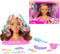 Barbie-Puppe Styling-Kopf, dunkelbraunes Haar mit mehr als 20 Styling-Zubehörteilen inklusive Stern, Schmetterling und Haarclips mit Farbwechsel, JFG82