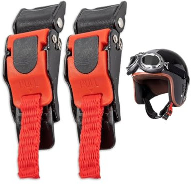 KGDUYC 2PCS Fibbia per Casco da Motociclista, Fibbie a Clip per Casco - Massima Sicurezza e Semplicità in Moto e Bicicletta - Fibbie a Sgancio Rapido,gancio casco moto