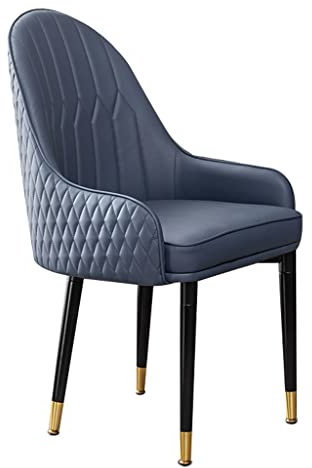 FLEPYHB Esszimmerstühle Küche Küchen-Esszimmerstuhl Mikrofaser-Ledersessel mit Weich Gepolsterter Sitzfläche Buchenholzbeine für Büro Lounge Esszimmer Schlafzimmer Wohnzimmerstühle