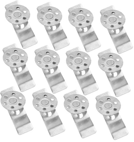 jojofuny 12ensembles Support Clips De Pour Évier Encastré Kit De Fixation Pour Installation Et Réparation De Lavabo De Fixations Étanches Et