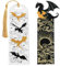 2 Stück Drachen Lesezeichen,Schwarz Gold Cool Dragon Bookmark,Drachen Lesezeichen mit Sonne und Wolken,Schwarzes Goldenes Drachen-Lesezeichen,für Buchliebhaber Lesebegeisterte (Transparent,Schwarz)