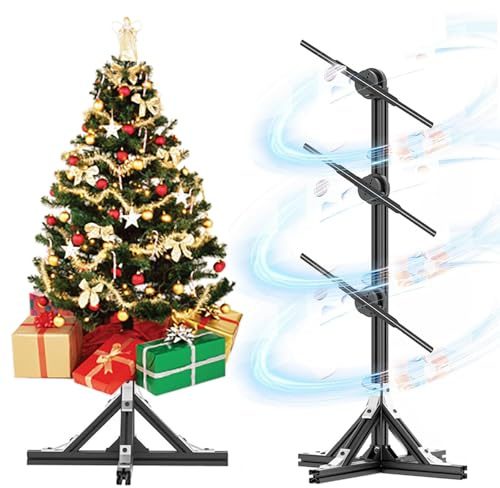 Projecteur holographique 3D - Arbre de Noël holographique pour publicité, idéal pour les magasins, bars, Halloween et fêtes de Noël
