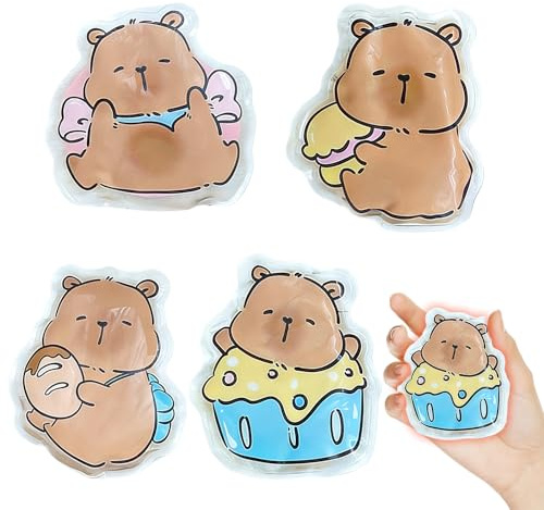 Handwärmer Kinder, Taschenwärmer Wiederverwendbar Handtaschenwärmer Taschenheizkissen mit Süße Tiere Motiven Taschenwärmers für Unterwegs