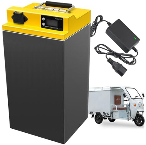 FREEDOH Motorradbatterie 72V Lithium-Ionen-Akku 18Ah 22,5Ah 27Ah 31,5Ah 40Ah 50Ah 55Ah 58Ah für Motoren von 0-4200W mit Ladegerät