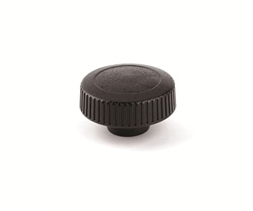 OL 2 St. Rändelmuttern/Handräder, Griff 30 mm mit Messingbuchse M8, HRM 30 M8, Nut, Schlossmutter, Messing