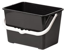 Secchio rettangolare per vernice e pittura, formato da 8 lt, colore nero qualità professionale