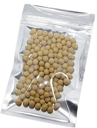 PABCK 100 Pack Clear Front Foil Pouch Resealable Mylar Bags 3.9x5.9 inch | Aluminum Foil Bag (Inside Size 3.5x4.7 inch) Heat Sealable for Zip Bulk Food Storage Lock Mylar Bag Airtight with Tear Notch