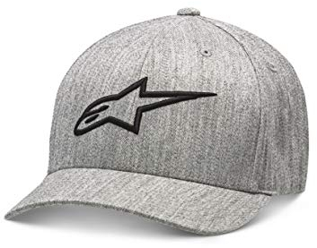 Alpinestars Herren Ageless Curve Hat Baseball Kappe, Grey Heather/Schwarz, S/M
