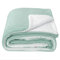 SOCHOW Waffel Sherpa Fleecedecke, superweiche, flauschig warme, leichte, Wendeplüschdecke für Bett, Sofa und Couch, 150 x 200 cm Blau