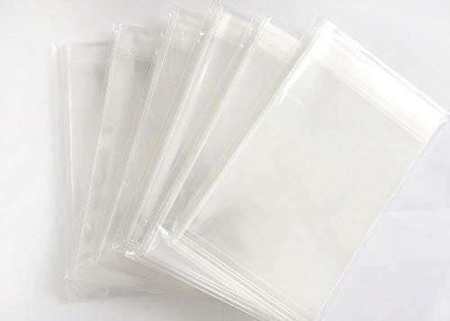 Paper24 Plastiktütchen 50 Stück, selbstklebend, wiederverschließbar, Kartenhüllen, Cellophanhüllen, Cellophanbeutel, lebensmittelecht (235x330 mm für DIN C4)