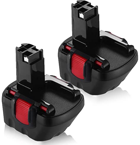 Venghts 2 pezzi BAT043 12V 3000mAh sostituzione per Bosch 12V Batteria BAT043 BAT120 BAT045 BAT046 BAT159 BAT139 BAT049 2607335709 2607335557, GSR 12-1 GSR 12-2, PSR 12, PSB 12 32612