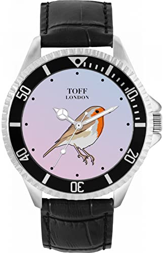 Toff London Robin-Vogel-Uhr