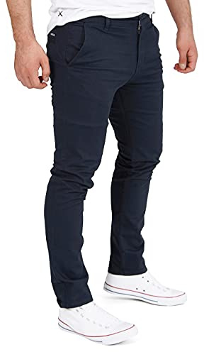 WOTEGA Glenn - Chino Herren Hose - Chinojeans - Stretch Stoffhose Slim Fit - Männer Chinohose, Blau (Sky Captain 193922), W30/L30