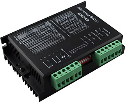 Jopto Stepper Treiber, DM542 2 Phasen Schrittmotortreiber DC 18-48V 57/86 Stepper Motor Driver Peak 4.2A