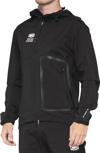 100% MTB-Regenjacke Hydromatic Schwarz Gr. XL
