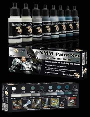 scale75: SSE001a Non metallic metal paint set