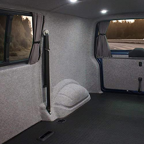 KARAT Filzstoff - Bastelfilz - Bespannstoff Kfz Filz Stoff für Auto Innenraumverkleidung Bezugsstoff Meterware Nadelfilz Camper ausbau Wohnmobil Filz Auto Innenausbau Superflex Anthrazit 200 x 100 cm