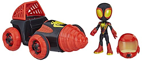 Hasbro Figur mit Spidey and His Amazing Friends Roto und Miles Fahrzeug
