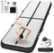 FBSPORT Airtrack Matte, 20cm Hoch Verdicken 3M Tumbling Matte,Gymnastikmatte mit Luftpumpe,Trainingsmatte mit Tragetasche,Turnmatte für Zuhause, Outdoor,Yoga