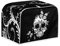 STUOARTE Skull Butterfly Toaster Cover 3 Slice, Kitchen Small Appliance Dust Cover Four Slice Bread Toaster Oven Cloth Cover Organizer Bag Dust and Fingerprint Protection
