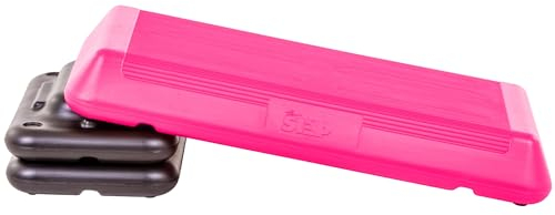The Step The Step Circuit Size Platform with Two (2) Freestyle Risers,Pink
