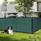 SEKKVY 4' x 50' Privacy Screen Fence, 90% Blockage Mesh Shade Net Cover for Garden, Wall, Chain Link Fence (Green, 4' x 50')