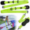 JEEZAO SUP Tragegurt, Kajak Schultergurt Verstellbarer, Hochleistungs Tragegurt für Surfbretter Paddleboard Longboard Stand Up Paddle Board (Grün)