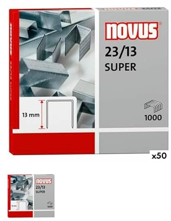 Novus Heftklammern, mehrfarbig, Standard (S8425011)