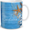 TRIOSK Tasse Sardinien Italien Insel Souvenir Geschenk Mediterran für Reiselustige Weltenbummler Frauen Männer Büro Kollegen, Keramik 300ml