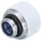 sourcing map Hard Tube Compression Fitting G1/4'' auf 14mm OD Anti-Off Adapter Weiß für Computer-Wasserkühlsysteme