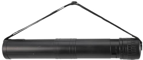KONTONTY Telescopic Drawing Tube Portable Artwork Tube with Carrying Strap Documents Storage for Posters Blueprints Scrolls and Plans Adjustable Length for Artists Students Architects