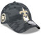 New Era New Orleans Saints NFL 2024 Sideline Schwarz Verstellbare 9Forty Stretch Snapback Cap - One-Size