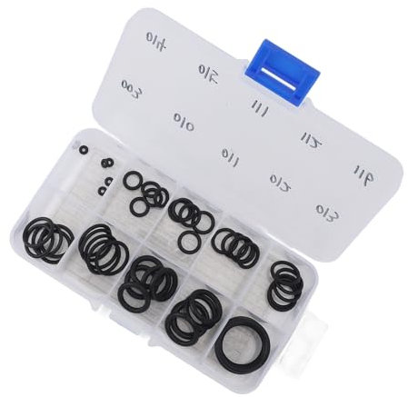 Oumefar O-Ring-Set Zum Surfen, 50-teilig, O-Ring-Set Zum Tauchen, 70 Duro, Langlebig, Belastbar für Wasseraktivitäten