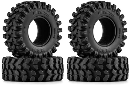 INJONA Obsidian S5 1,3 Rock Crawling Reifen für 1/18 1/24 RC Crawler Car Upgrade (T1323)