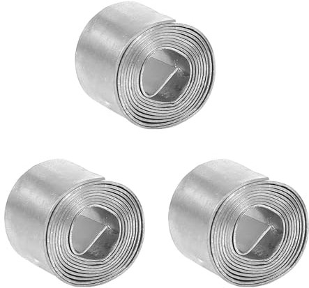 Blei Angeln, Bleiblech Bleiband, Angeln Weiches Blei, Weiches Blei Rolle Blei Blatt Streifen, Rolle Angeln Sinkers Gewichte Tackle Zubehör, für Feldfischerei, Hochseefischerei, 3 Rollen, Silber