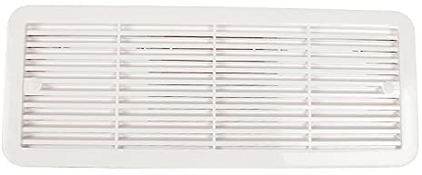 Refrigerator air Vent for motorhomes Caravan Side Air Outlet Exhaust Fan White(Only Cover)
