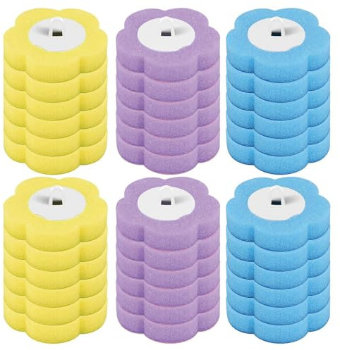 36 Pcs Disposable Toilet Brush Refills, Disposable Toilet Brush Heads, for Home Bathroom Kitchen