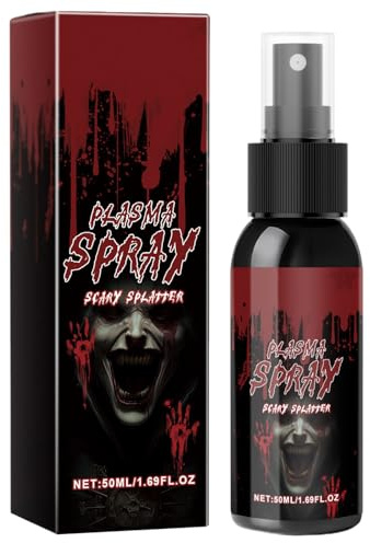 Davivian Künstliches Blut Spray, Tropfendes Blut, 50ml Farbe Theaterschminke Für Kostüme Kleidung Vampir Cosplay Kinder Erwachsene Zombie Augen Verkleidung