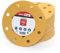 Woltersberger® 50 Stück Exzenter Schleifscheiben Ø 150mm | Körnung P60|P100|P150|P240|P400 | 15 Loch in gold | für optimales schleifen, vielseitig einsetzbar | Klett Schleifpapier Klettscheiben Set