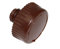 4 x Brown Spare Nylon Head Thor Glazing Hammer Medium Face 38mm Ends Window Mallett