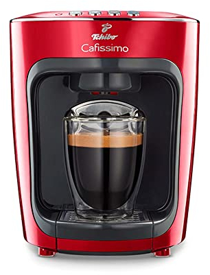 Tchibo 370888 Cafissimo mini Salsa red, Kunststoff; Edelstahl, Rot