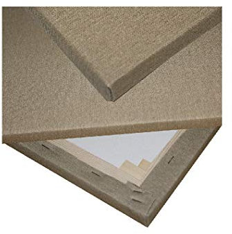 Tela con IMPRIMITURA A Gesso Trasparente in Puro Lino 300 GR con Telaio da 18 MM CM 40 X 50