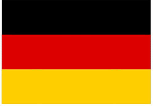 Samunshi® Deutschland Flagge Aufkleber Autoaufkleber in den Nationalfarben - 70x49cm