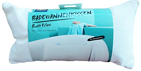 Tchibo TCM Badewannenkissen Kissen Badewanne Microfaser Weiss