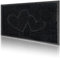 Majo Lifestyle und Home® Fußmatte rutschfest waschbar Flur-Matte weiche Haustür-Matte, Schmutzfangmatte für innen und außen, Fussabtreter Eingangsbereich (SCHWARZ Herz, 38x58 cm)